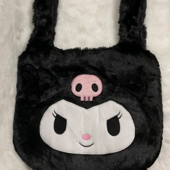$20 Super Cute Kuromi Black Plush HandBag - Picture 2 of 7